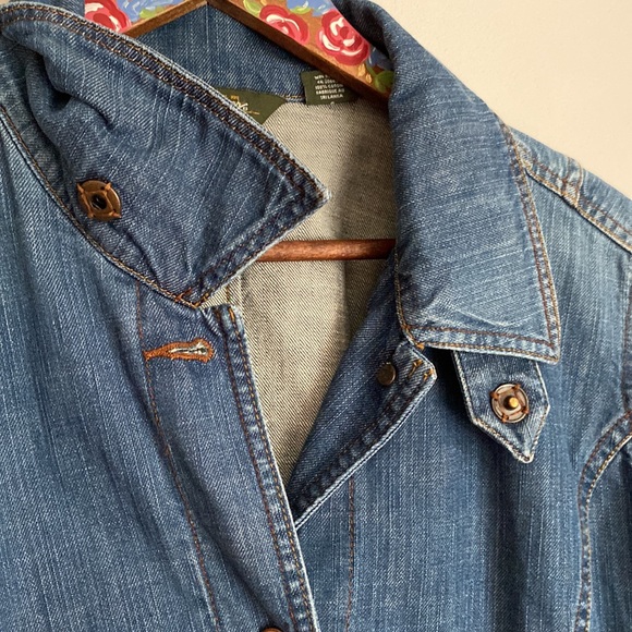 Eddie Bauer ladies jean/denim jacket size large. - Picture 3 of 13